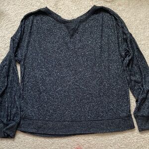 🖤Target Stars Above Charcoal Black Gray Sweater Loungewear Sleepwear Pajama Long